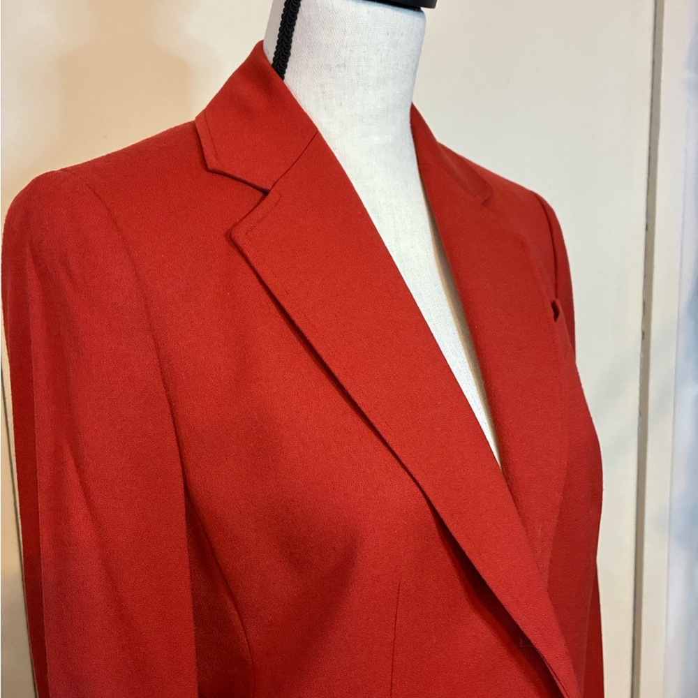 Talbots Rust-Colored Tailored Wool Women's Blazer